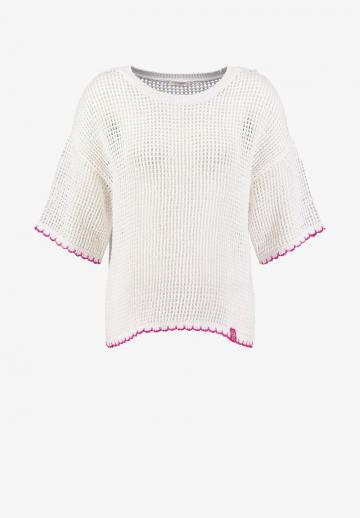 Пуловер с рукавом три четверти