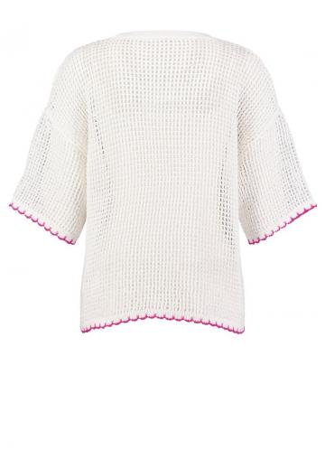 Пуловер с рукавом три четверти