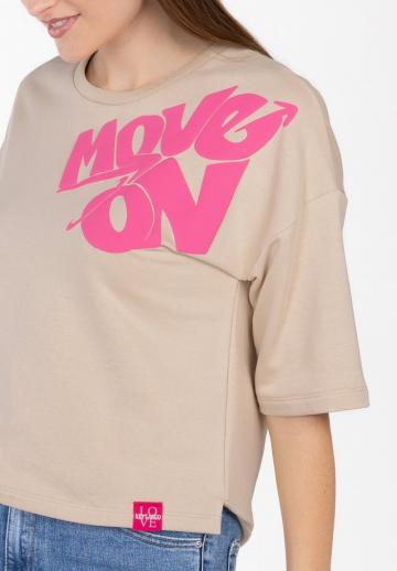 Майка с рукавом три четверти