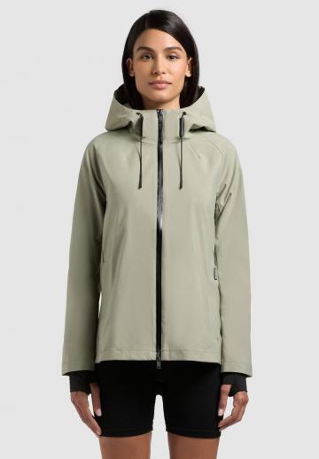 Пальто из искусственной кожи