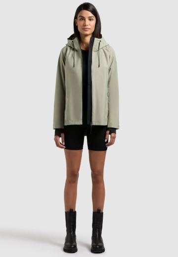 Пальто из искусственной кожи