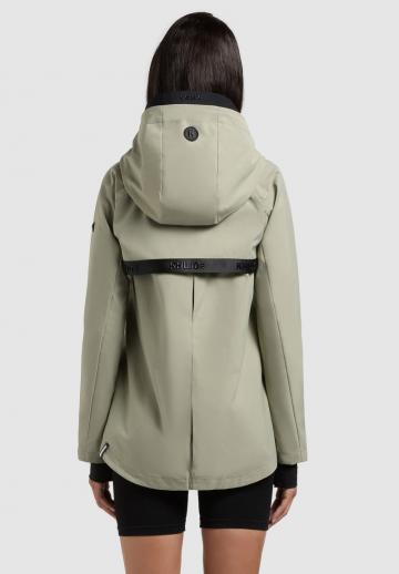 Пальто из искусственной кожи