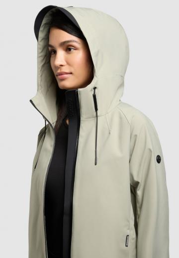 Пальто из искусственной кожи