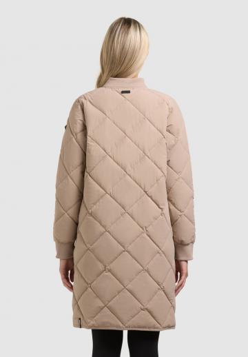 Пальто из искусственной кожи