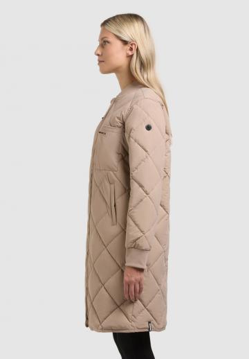 Пальто из искусственной кожи