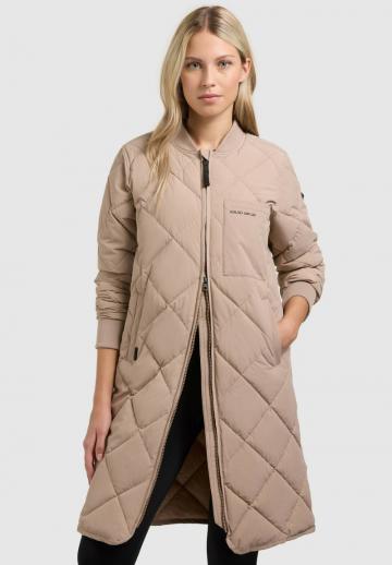 Пальто из искусственной кожи