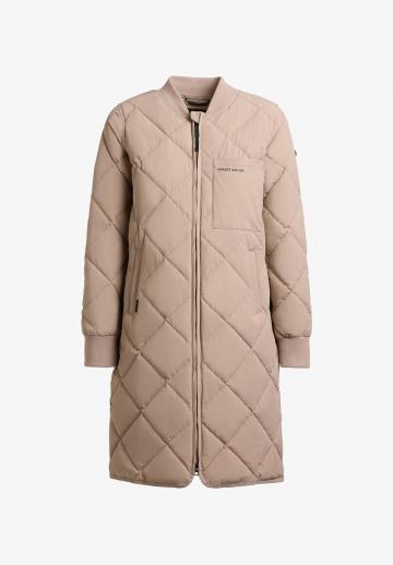 Пальто из искусственной кожи