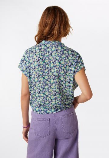 Атласная блузка