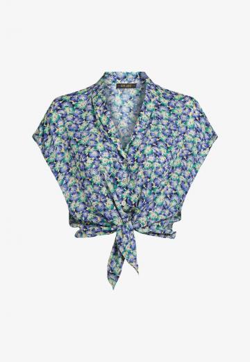 Атласная блузка