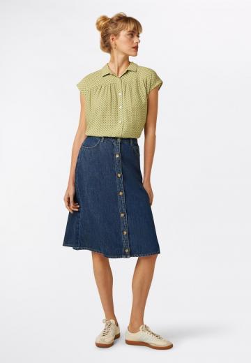 Атласная блузка