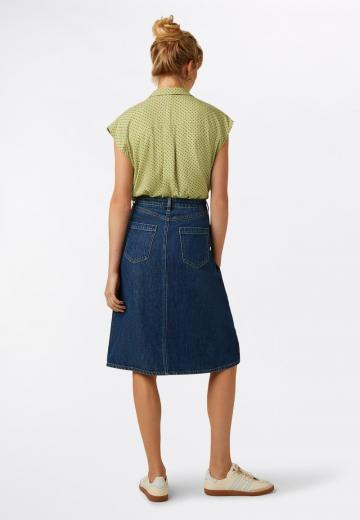 Атласная блузка