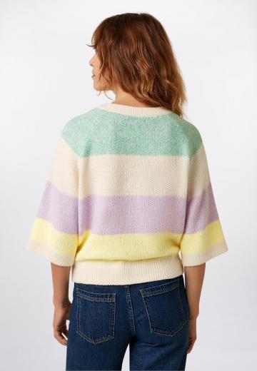 Пуловер с рукавом три четверти