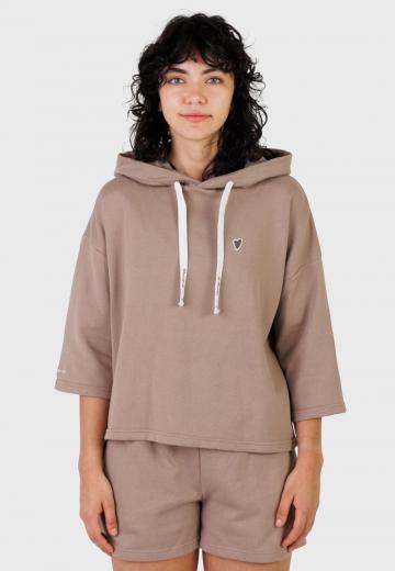 Пуловер с капюшоном