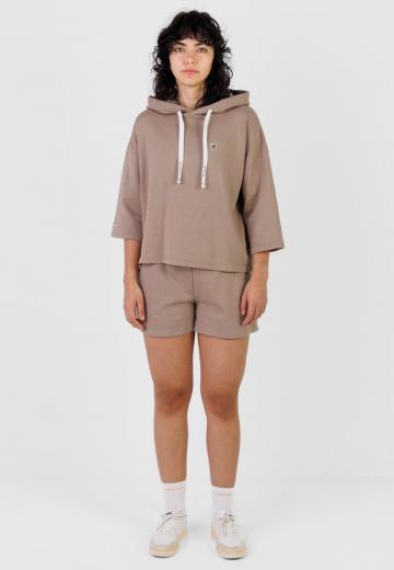 Пуловер с капюшоном