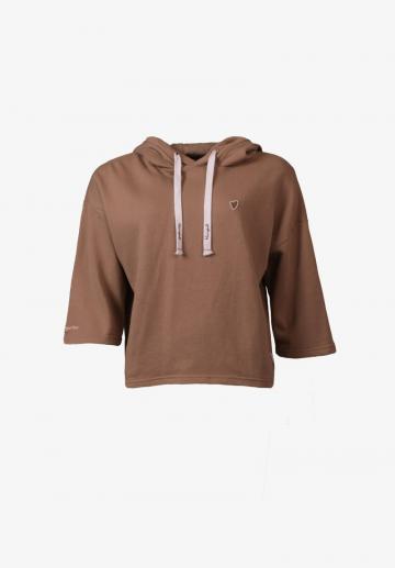 Пуловер с капюшоном