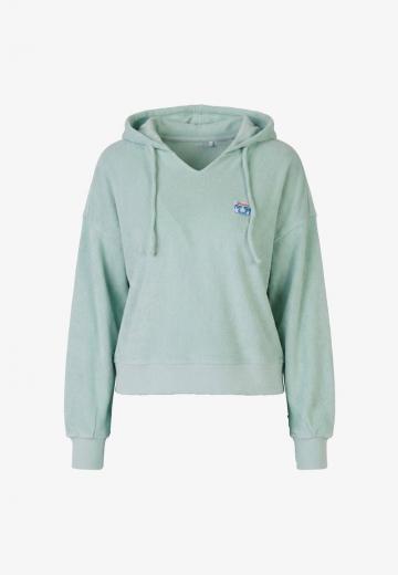 Пуловер с капюшоном