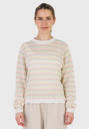 Пуловер в полоску