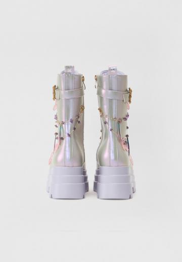 Сапоги на шнуровке