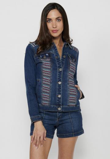 Джинсовый комбинезон