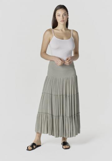 Юбка с воланами