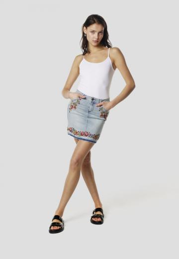 Джинсовая юбка