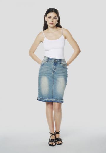 Джинсовая юбка