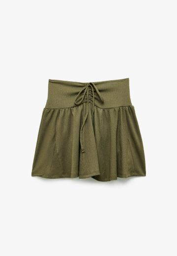 Юбка с накладными карманами