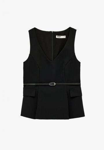 Блузка без рукавов