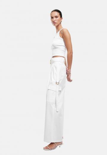 Брюки с накладными карманами