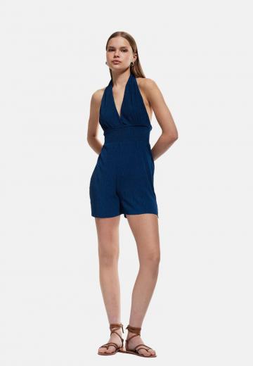 Джинсовый комбинезон