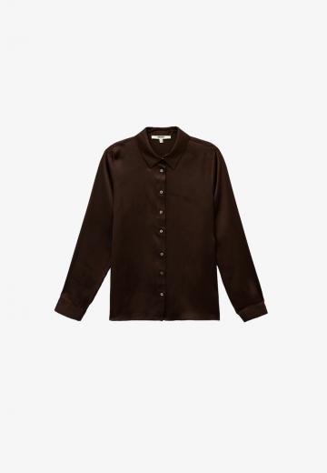 Атласная блузка