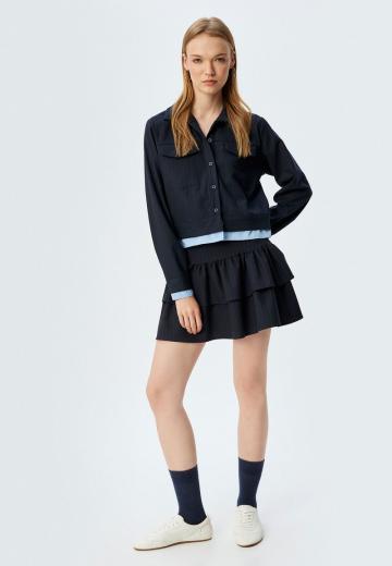 Джинсовая блузка