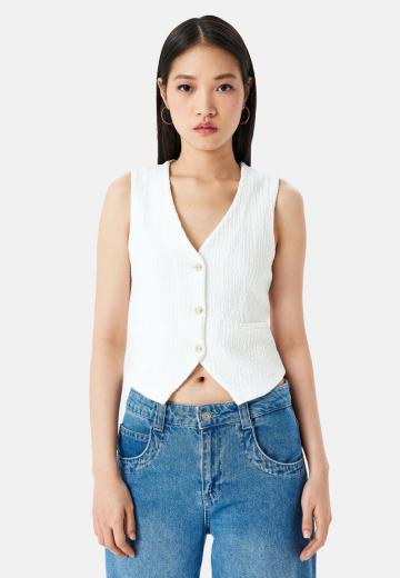 Джинсовая жилетка