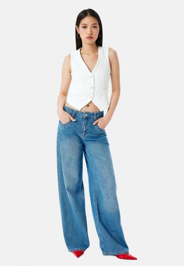 Джинсовая жилетка