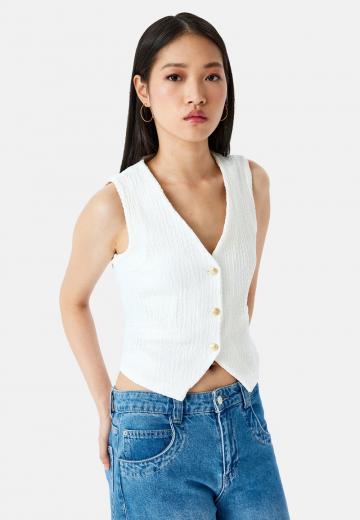 Джинсовая жилетка