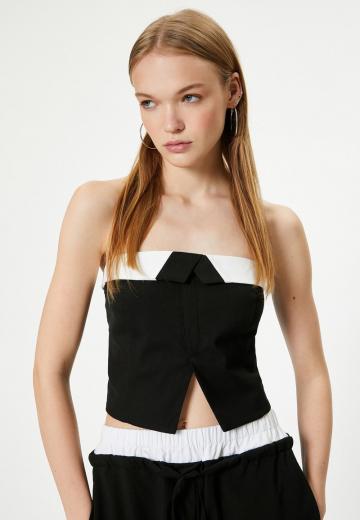 Топ без бретелек