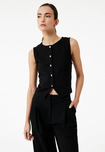 Джинсовая жилетка