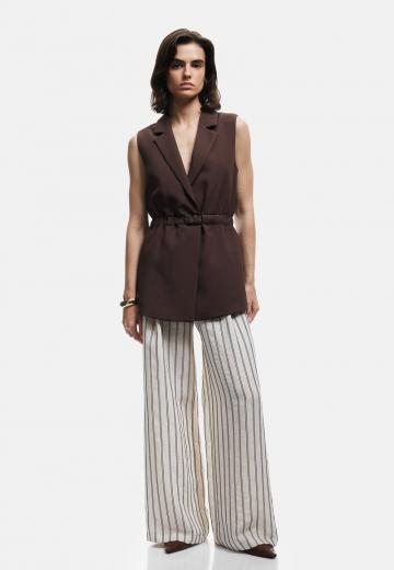 Длинный жилет