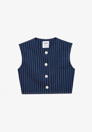 Джинсовая жилетка