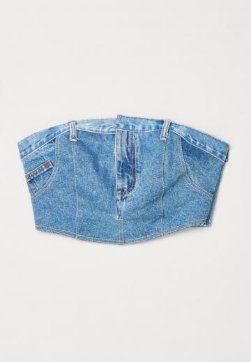 Топ без бретелек