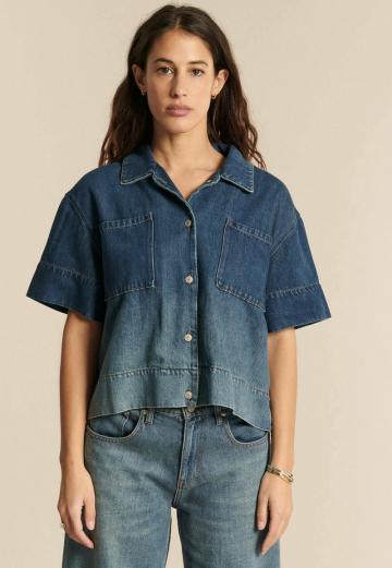 Джинсовая жилетка