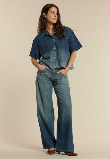 Джинсовая жилетка