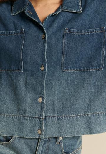 Джинсовая жилетка