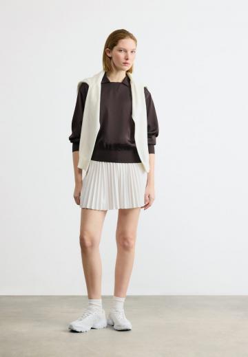 Атласная блузка