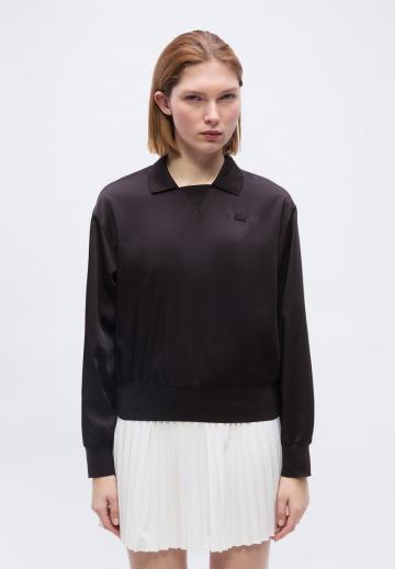 Атласная блузка