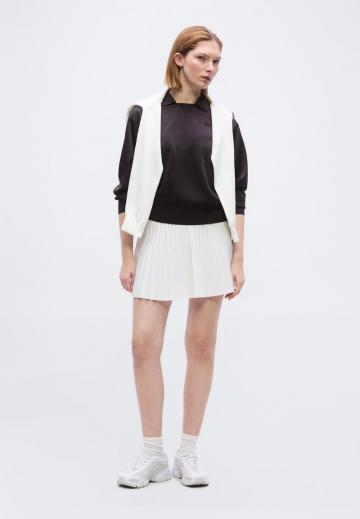 Атласная блузка