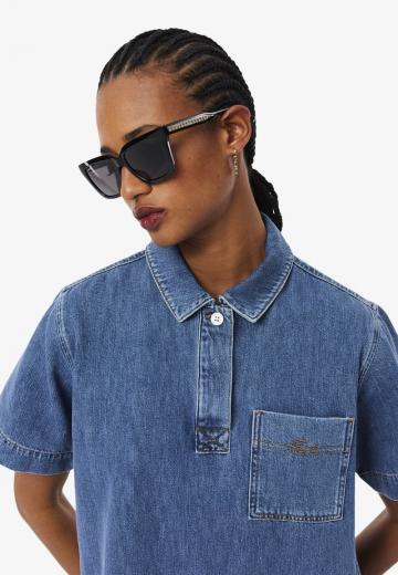 Джинсовое платье