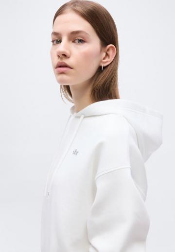 Пуловер с капюшоном