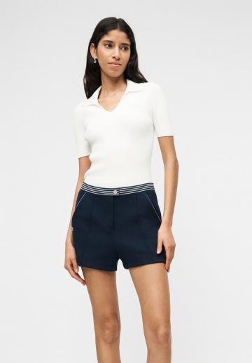 Пуловер с коротким рукавом