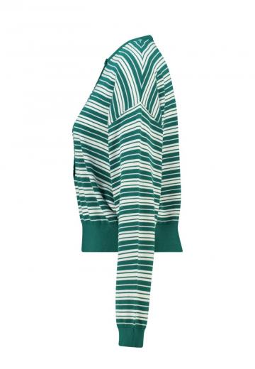 Пуловер в полоску